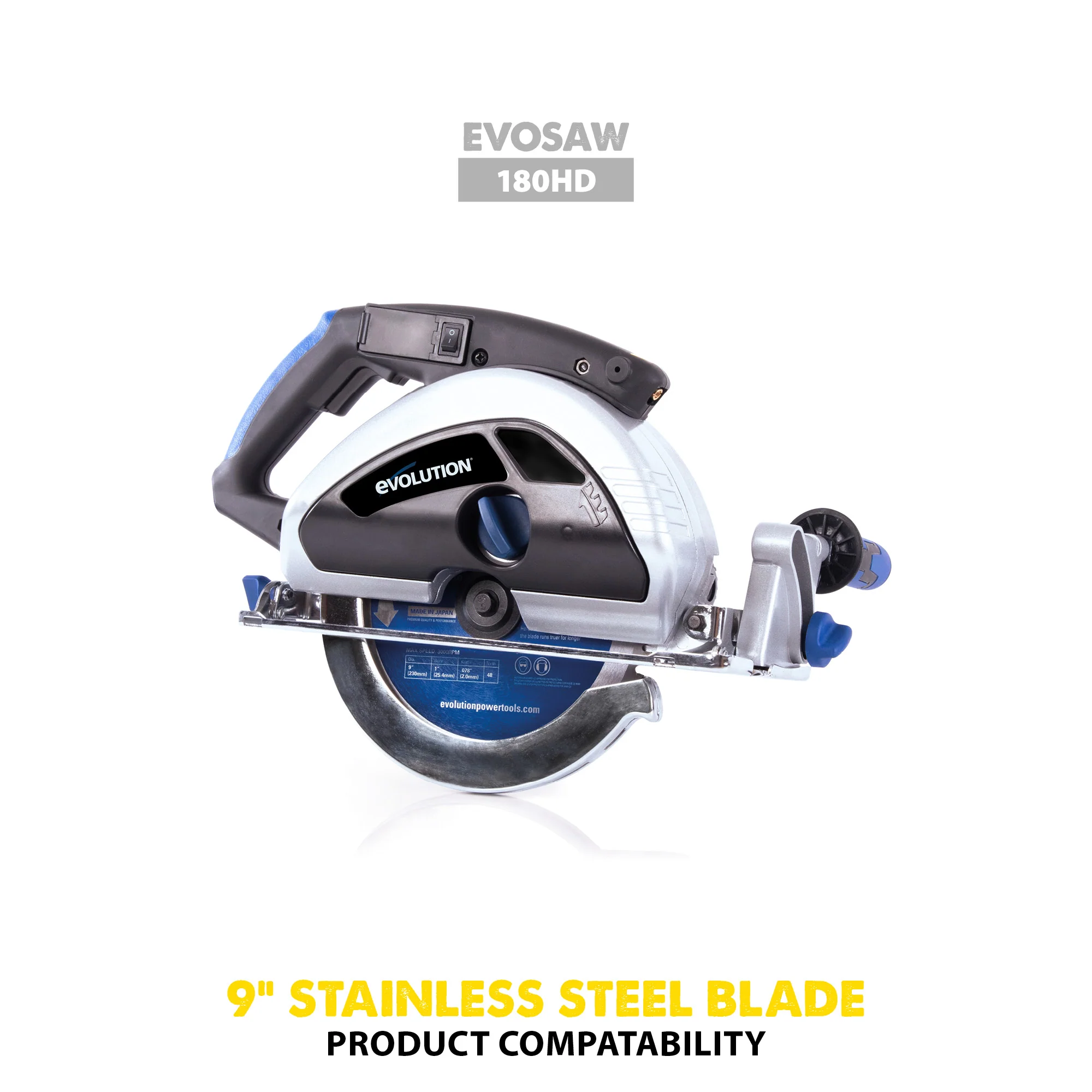 Evolution 230BLADESSN | 9 in. | 60T | 1 in. Arbor | Stainless Steel TCT Blade - Image 3