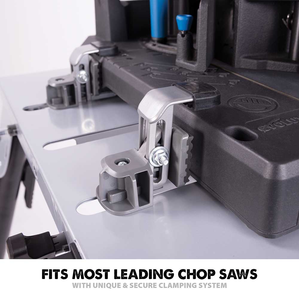 Evolution Universal Chop Saw Stand With Telescopic Arms and Folding Legs - Image 3