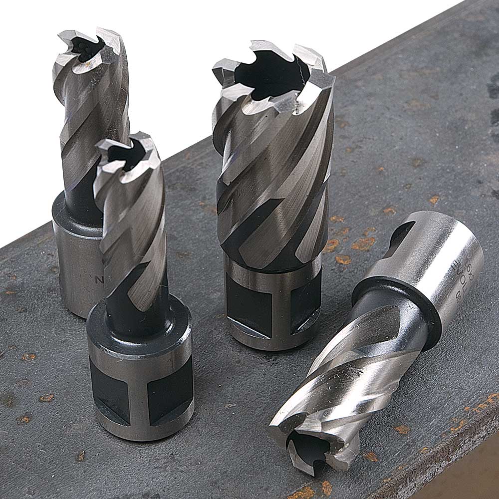 Evolution CC100L - 1 in. Width x 2 in. Depth Annular HSS Cutter with 3/4 in. Weldon Shank and Pilot Pin included - Image 4