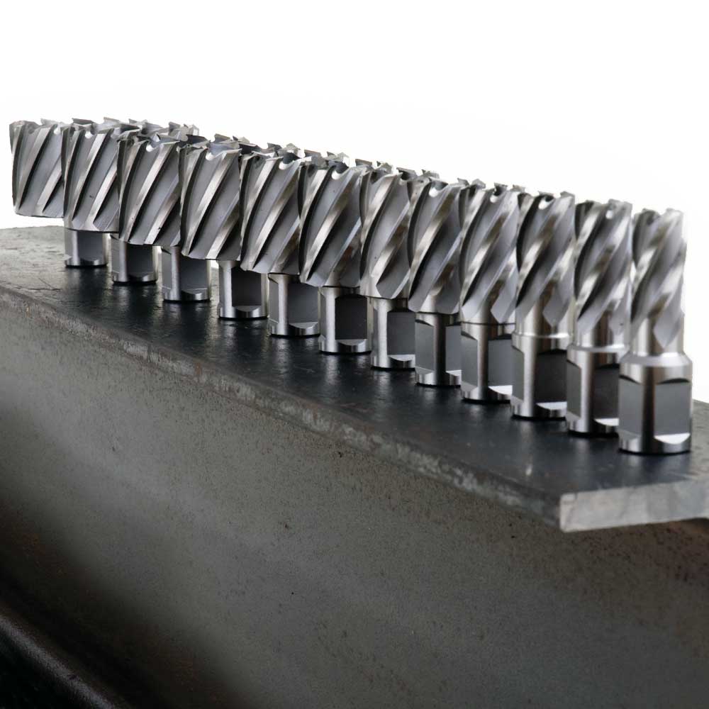 Evolution CC112L - 1-1/8 in. Width x 2 in. Depth Annular HSS Cutter with 3/4 in. Weldon Shank and Pilot Pin included - Image 2