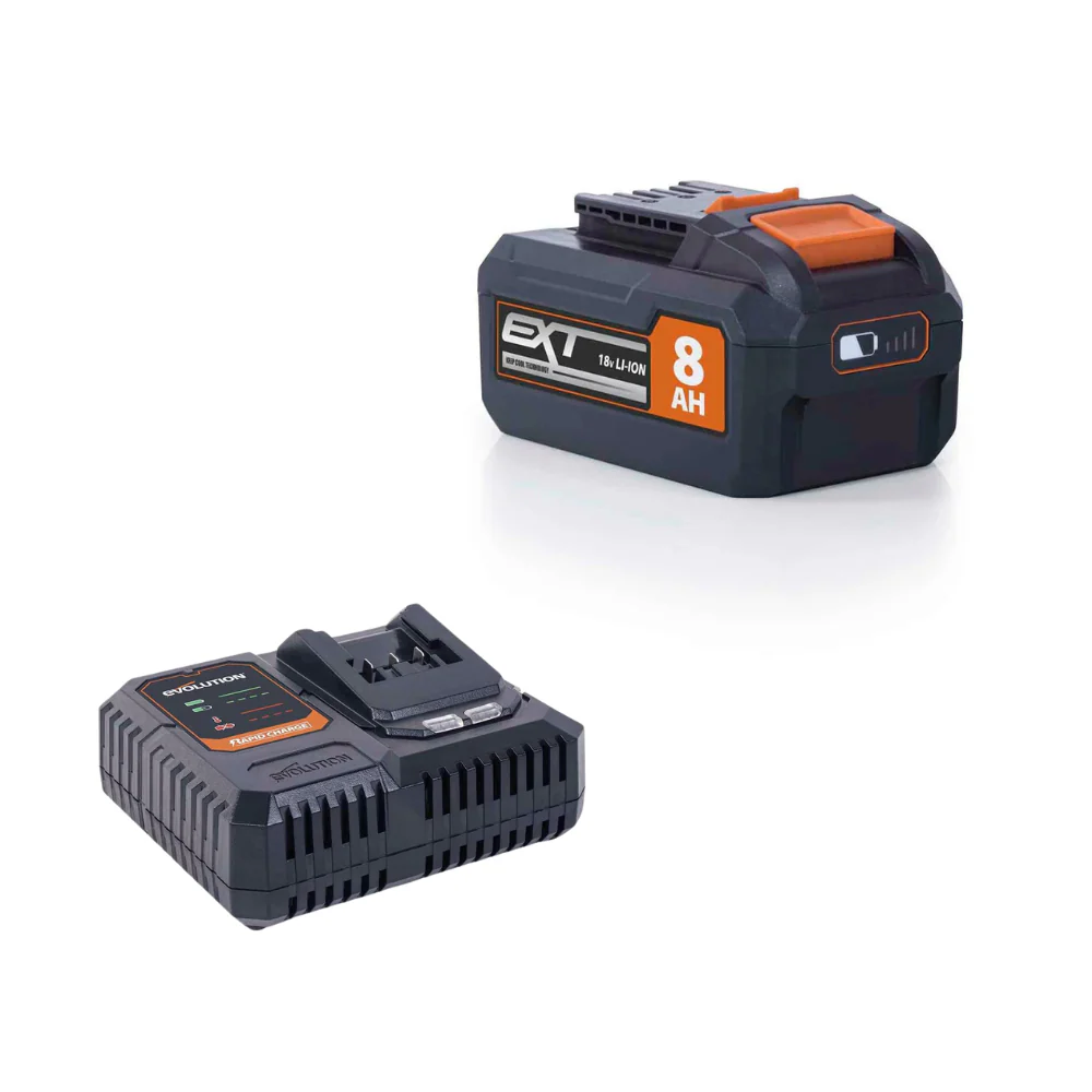 Evolution Cordless R18BAT-Li8 8Ah Li-Ion Battery 20V EXT - Image 5