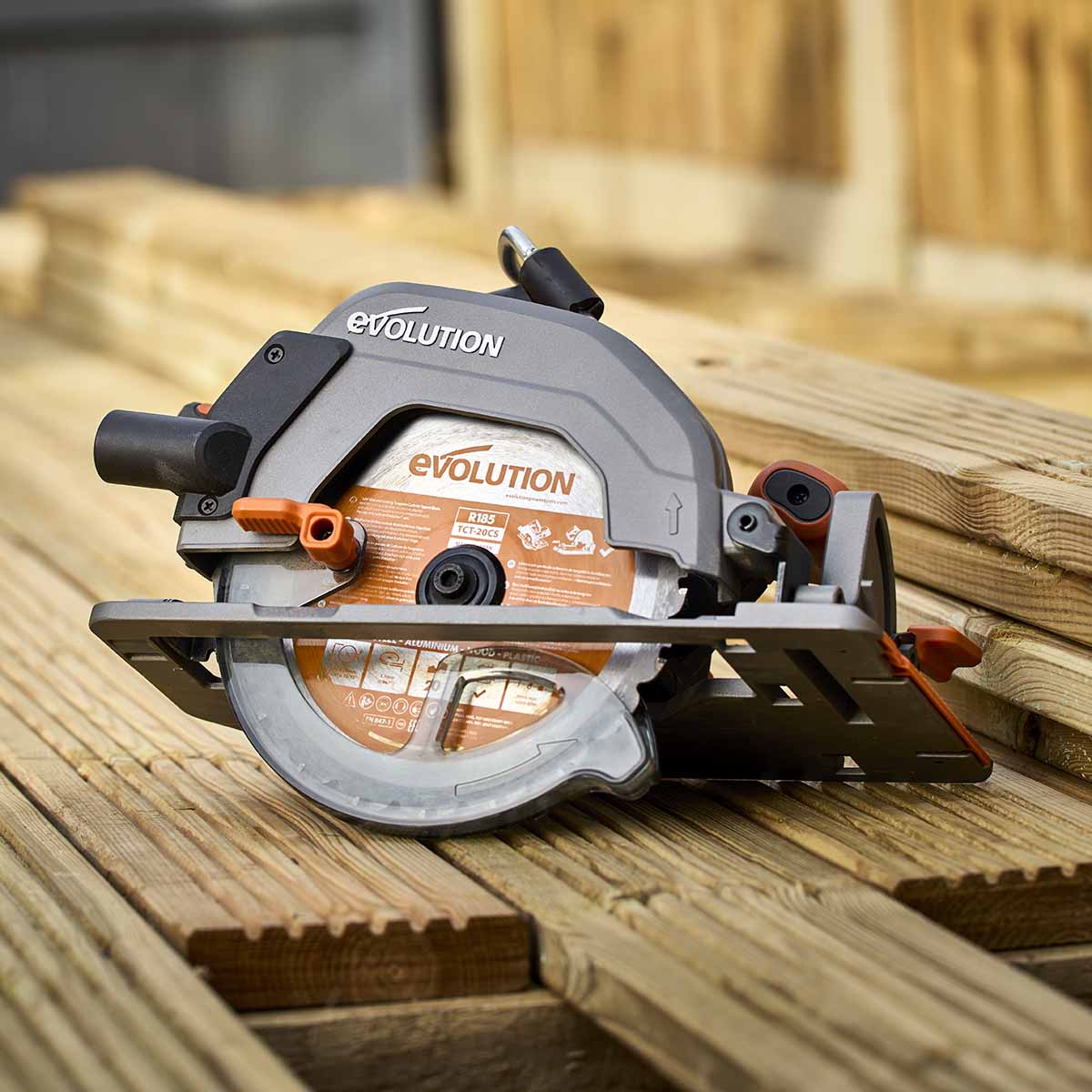Evolution Cordless R185CCS-Li 7-1/4 Brushless 20V Circular Saw Li-Ion EXT Inc Multi-Material Blade - Image 3
