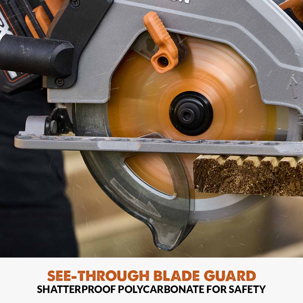 Evolution Cordless R185CCS-Li 7-1/4 Brushless 20V Circular Saw Li-Ion EXT Inc Multi-Material Blade - Image 8
