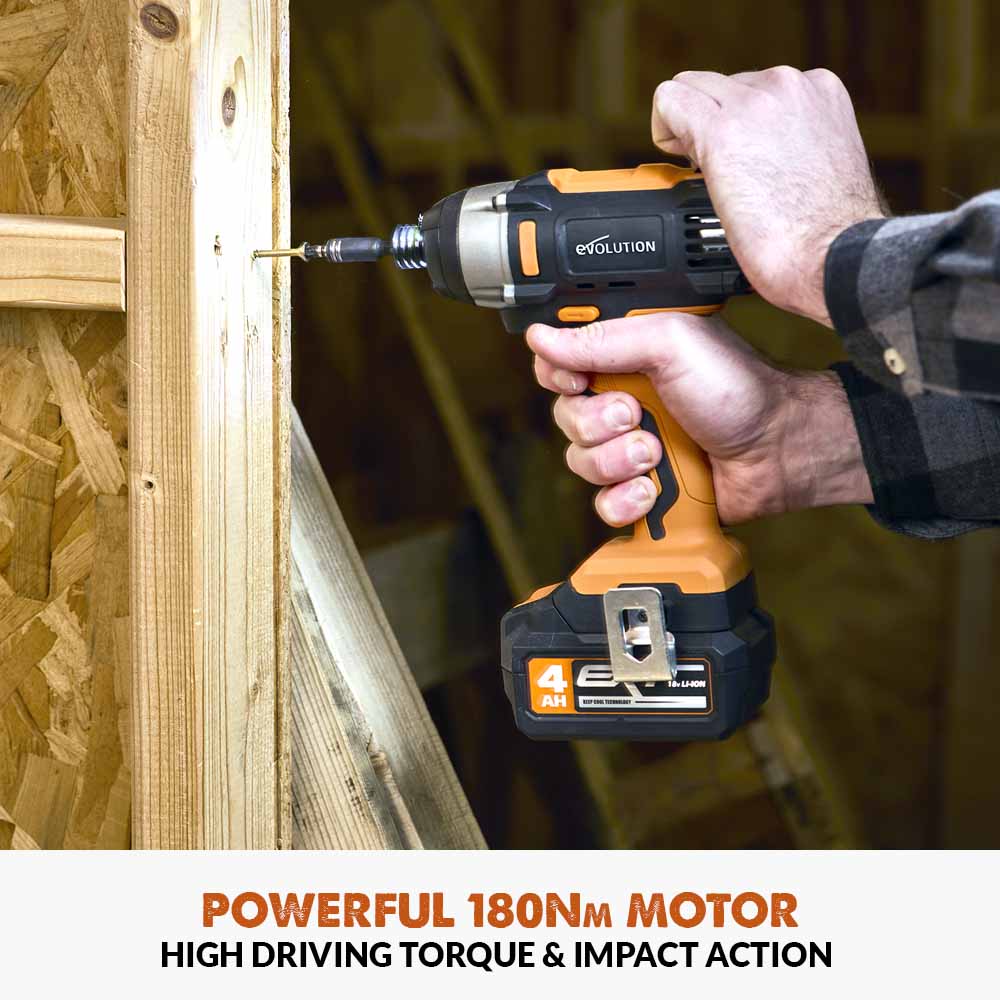 Evolution Cordless R180IDR-Li Impact Driver 20V Li-Ion EXT - Image 3