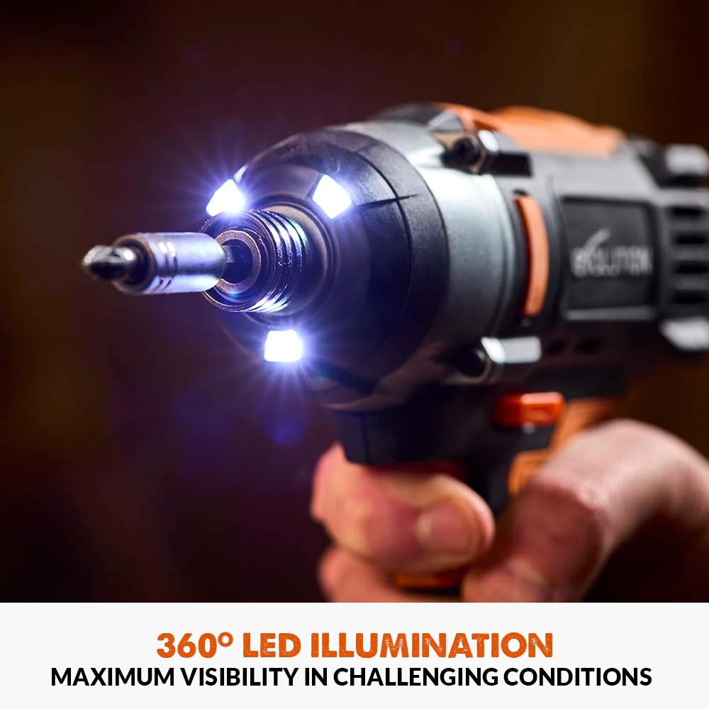 Evolution Cordless R180IDR-Li Impact Driver 20V Li-Ion EXT - Image 6