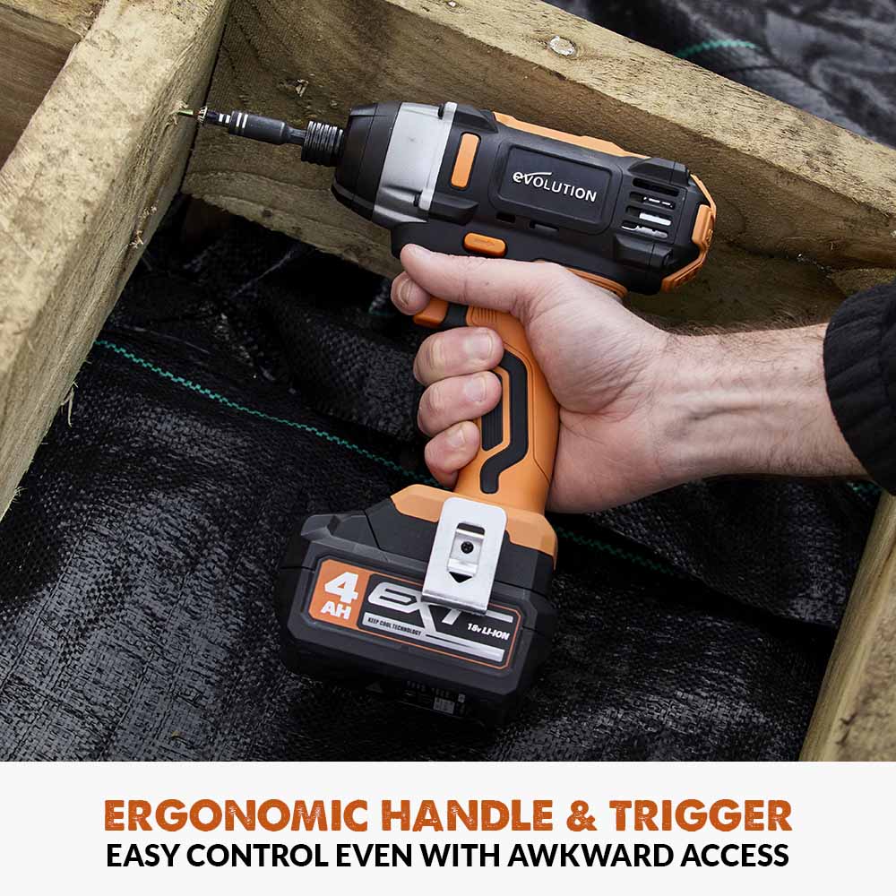 Evolution Cordless R180IDR-Li Impact Driver 20V Li-Ion EXT - Image 7