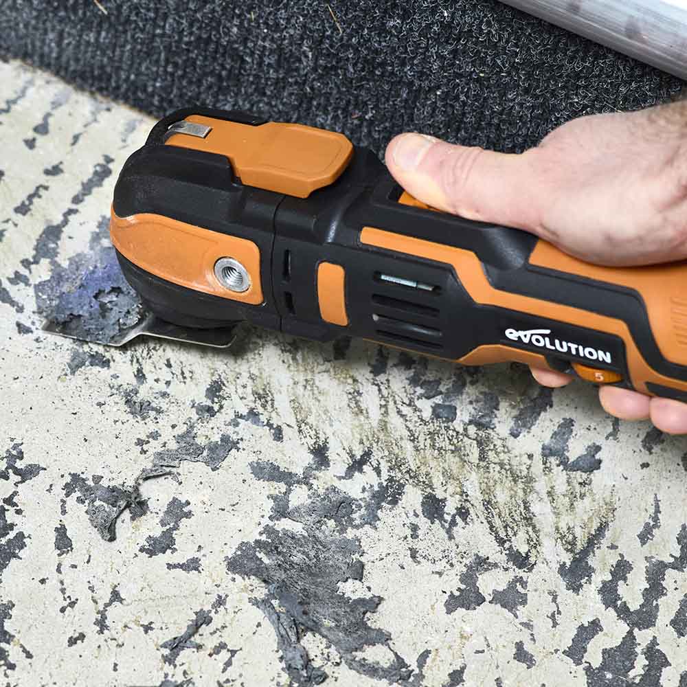 Evolution Cordless R18MLT-Li Oscillating Multi-Tool 20V Li-Ion EXT With Accessory Kit - Image 7