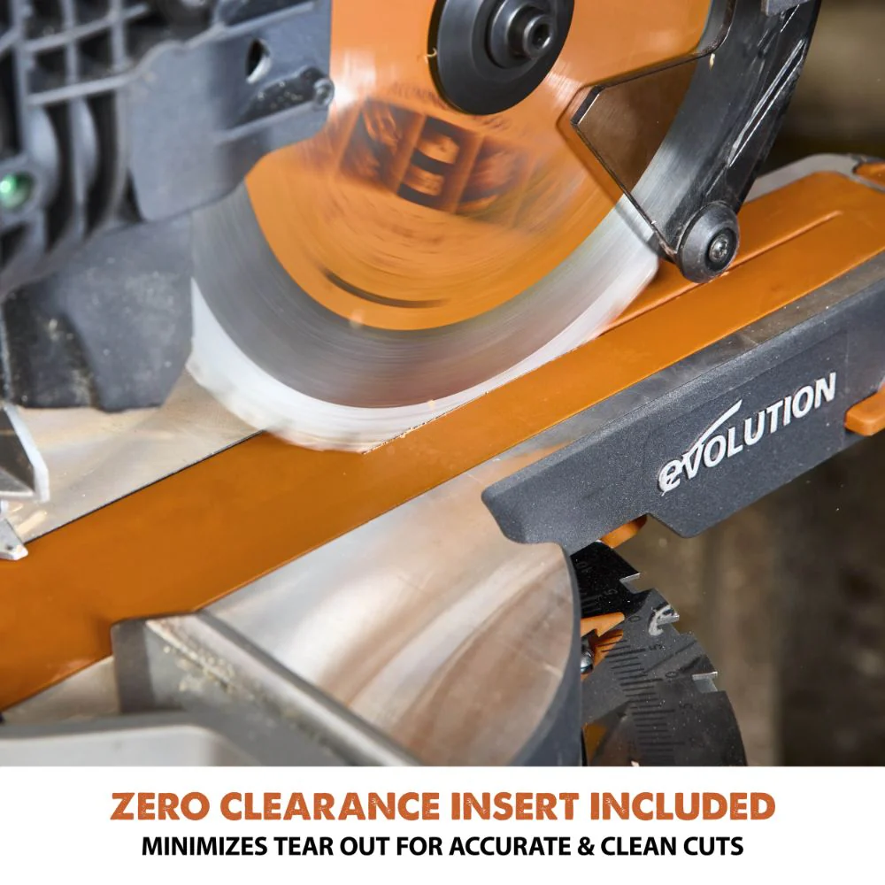 Evolution Cordless R255SMS-DB-Li: Dual Bevel Sliding Miter Saw With 10 in. Multi-Material Blade - Image 15