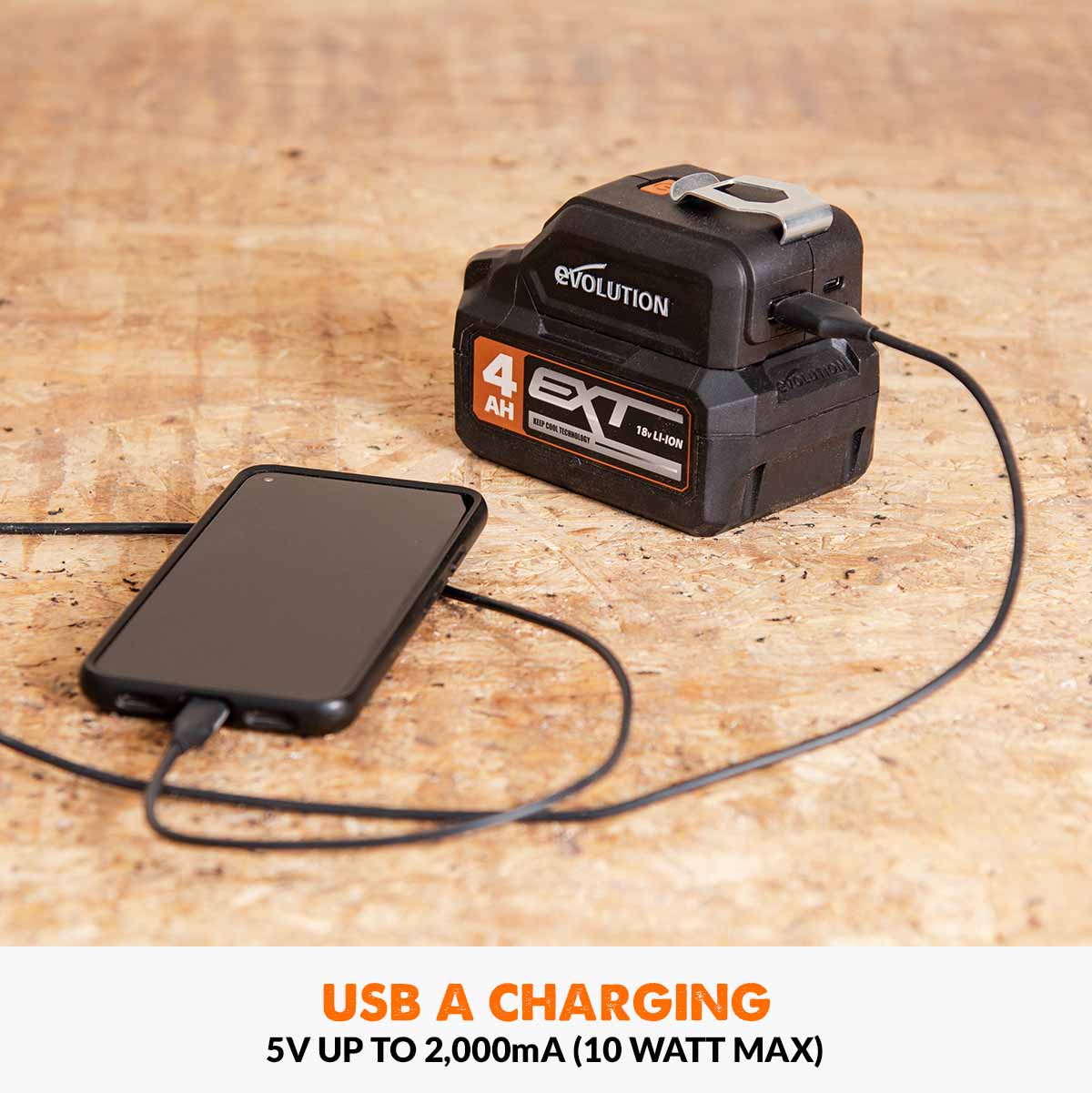 Evolution EXT Cordless USB Charger and LED Light - Image 2