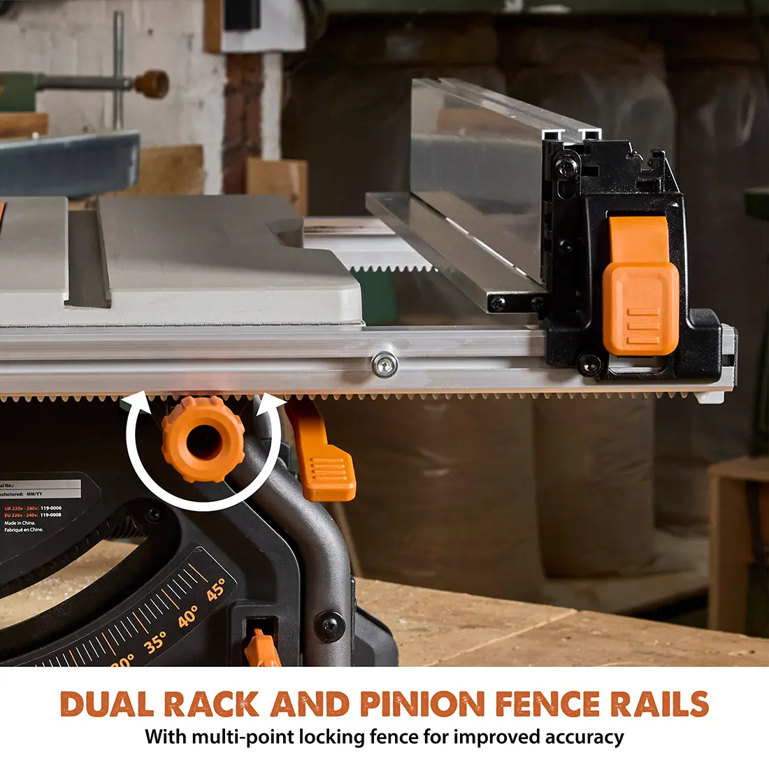 Evolution R10TS Multi-Material Table Saw | 10 in. Multi-Material Cutting Blade - Image 4