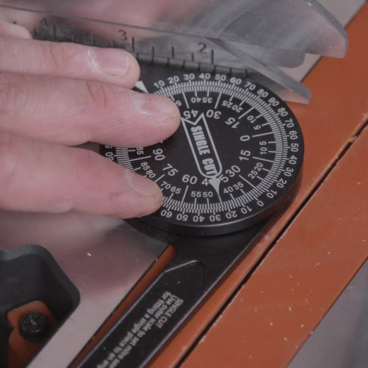 Evolution Aluminum Miter Saw Protractor (1 pc) - Image 7