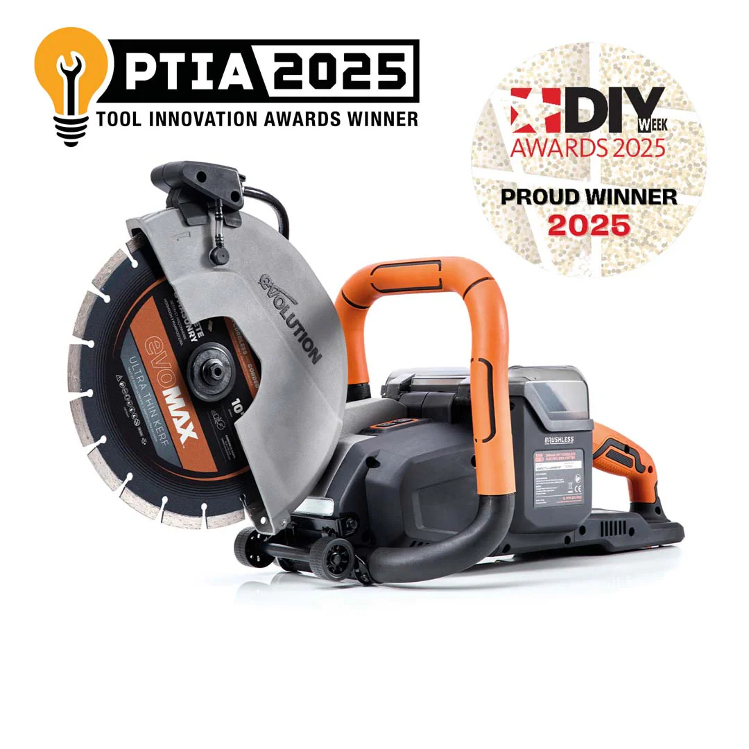 Evolution Cordless R10DCT-Li | 10 In. | Concrete Saw | Automatic Water-Fed Dust Suppression | Premium Thin Kerf Diamond Blade Included - Image 2