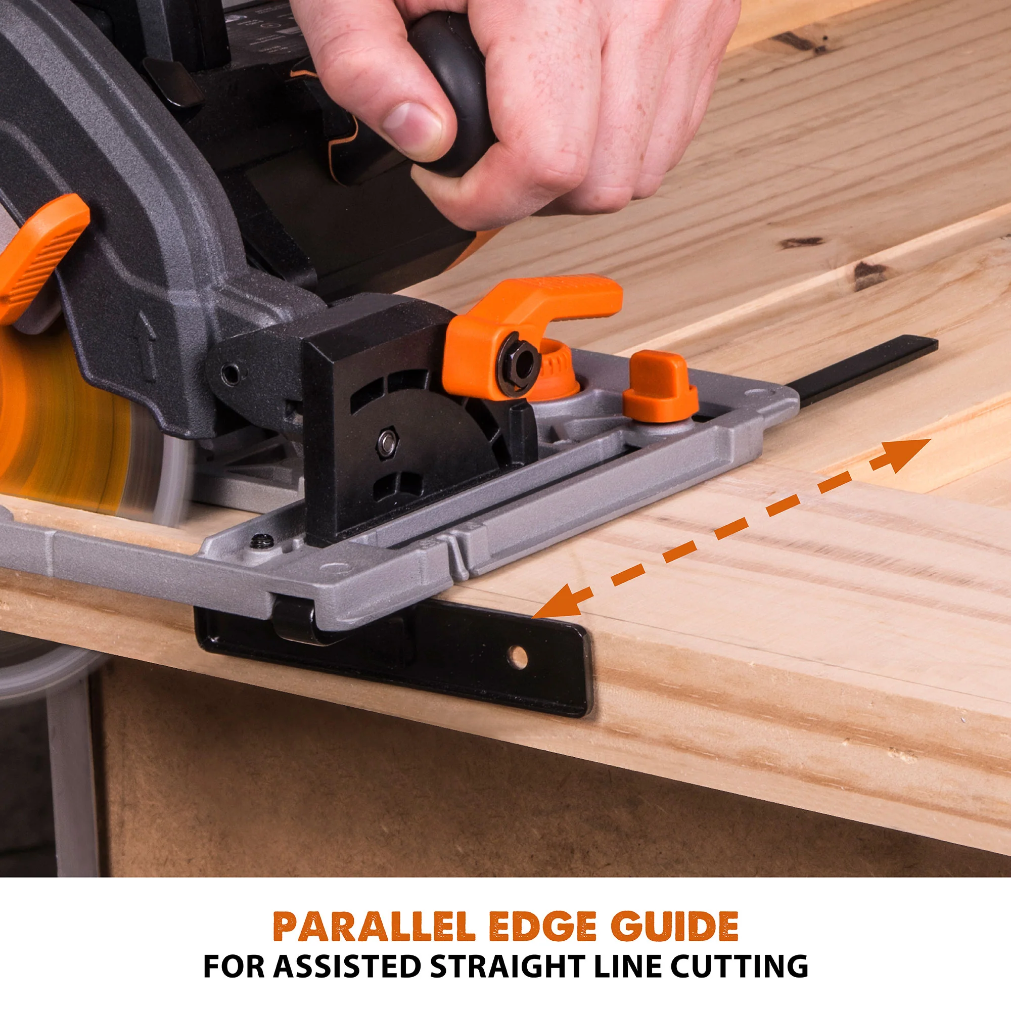 Evolution R185CCSX: Multi-Material Cutting Circular Saw 7-1/4 in. Blade With 3ft, 4in. Track Included - Image 18