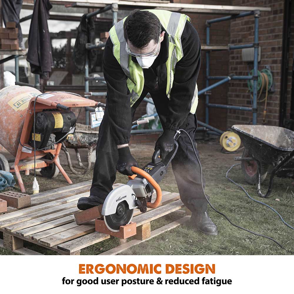 Evolution R230DCT | 9 in. | Electric Concrete Saw | Diamond Blade Included - Image 3