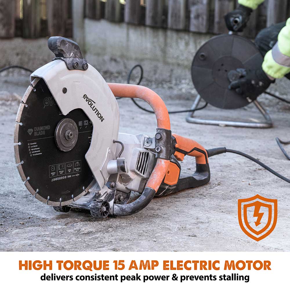 Evolution R300DCT | 12 in. | Electric Concrete Saw | Diamond Blade Included - Image 3