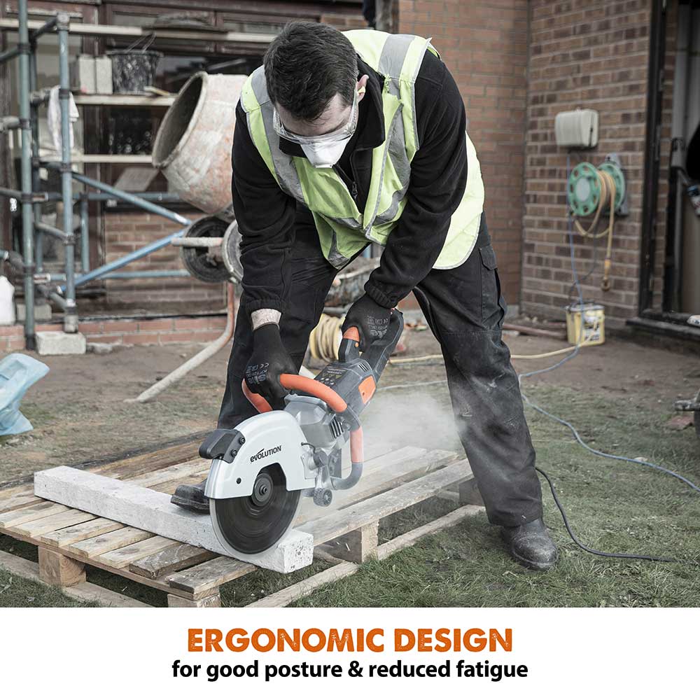 Evolution R300DCT | 12 in. | Electric Concrete Saw | Diamond Blade Included - Image 8