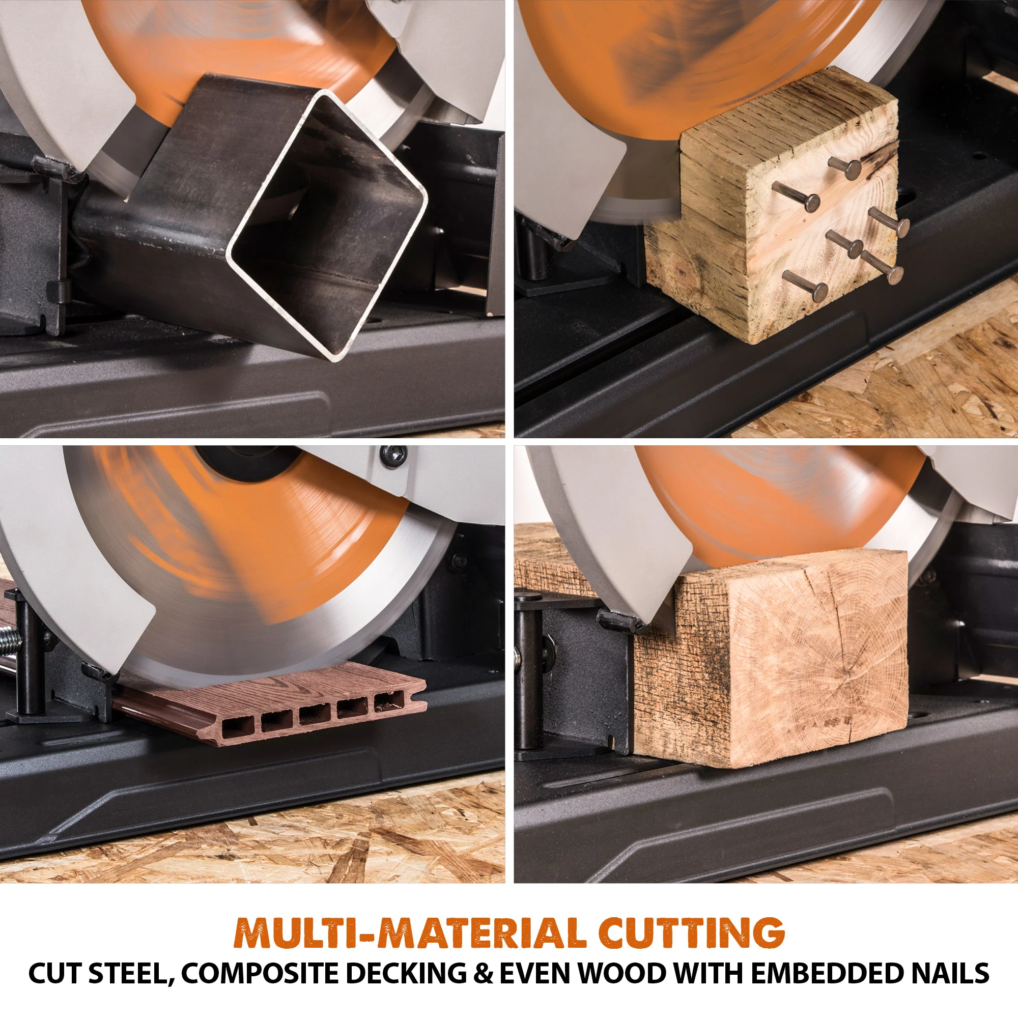 Evolution R355CPS: Multi-Material Cutting Chop Saw With 14 in. Blade - Image 5