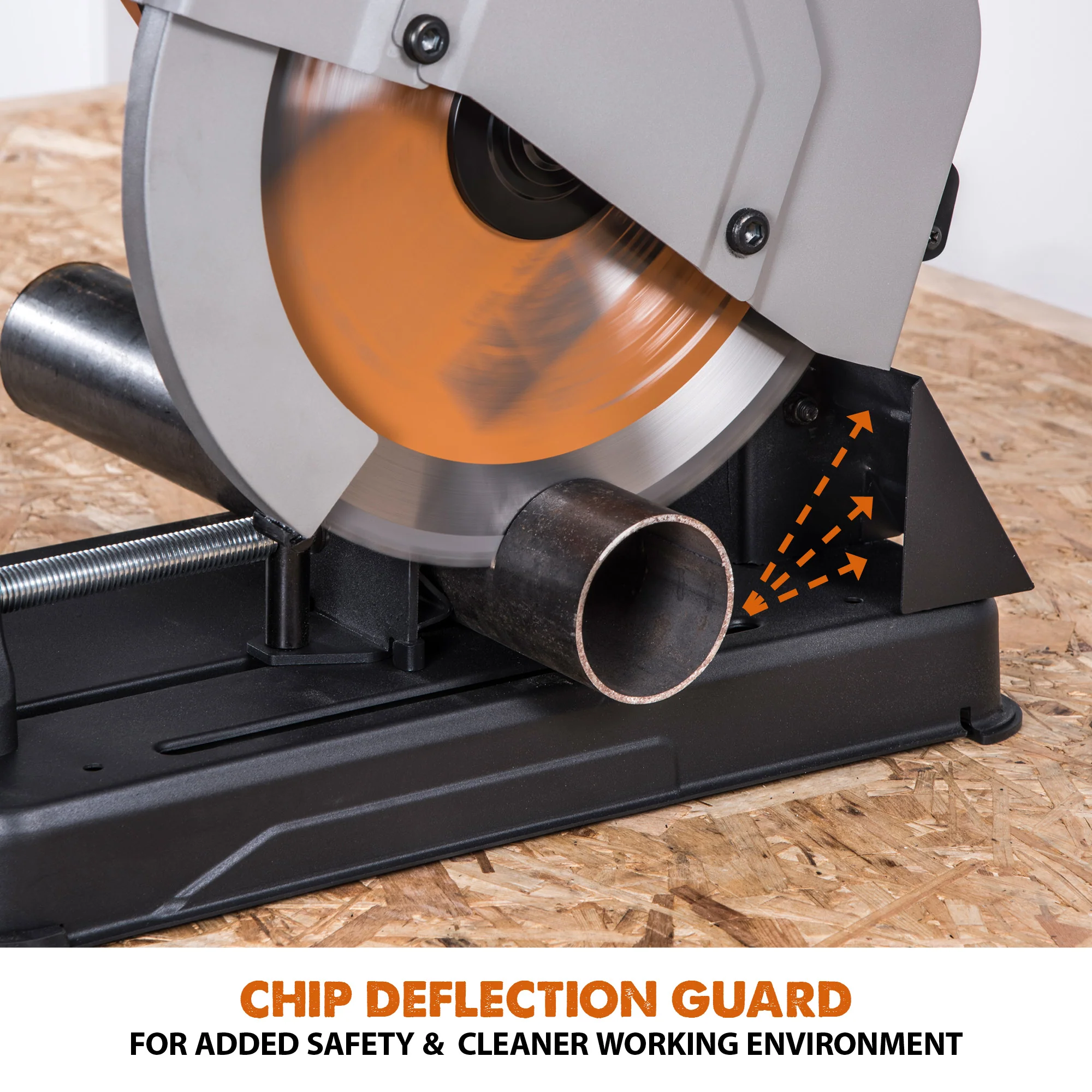 Evolution R355CPS: Multi-Material Cutting Chop Saw With 14 in. Blade - Image 8