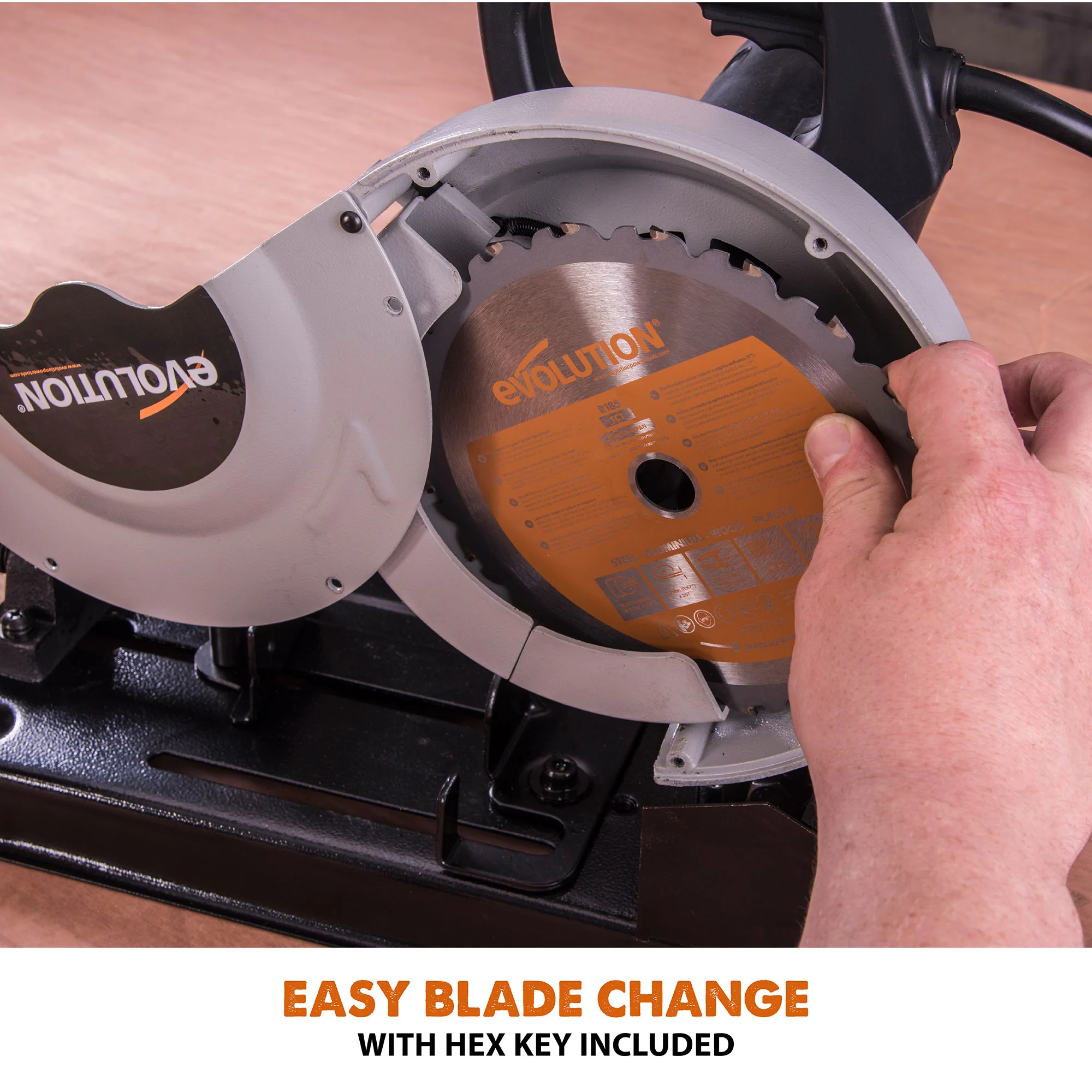 Evolution RAGE4: Multi-Material Cutting Chop Saw With 7-1/4 in. Blade - Image 13